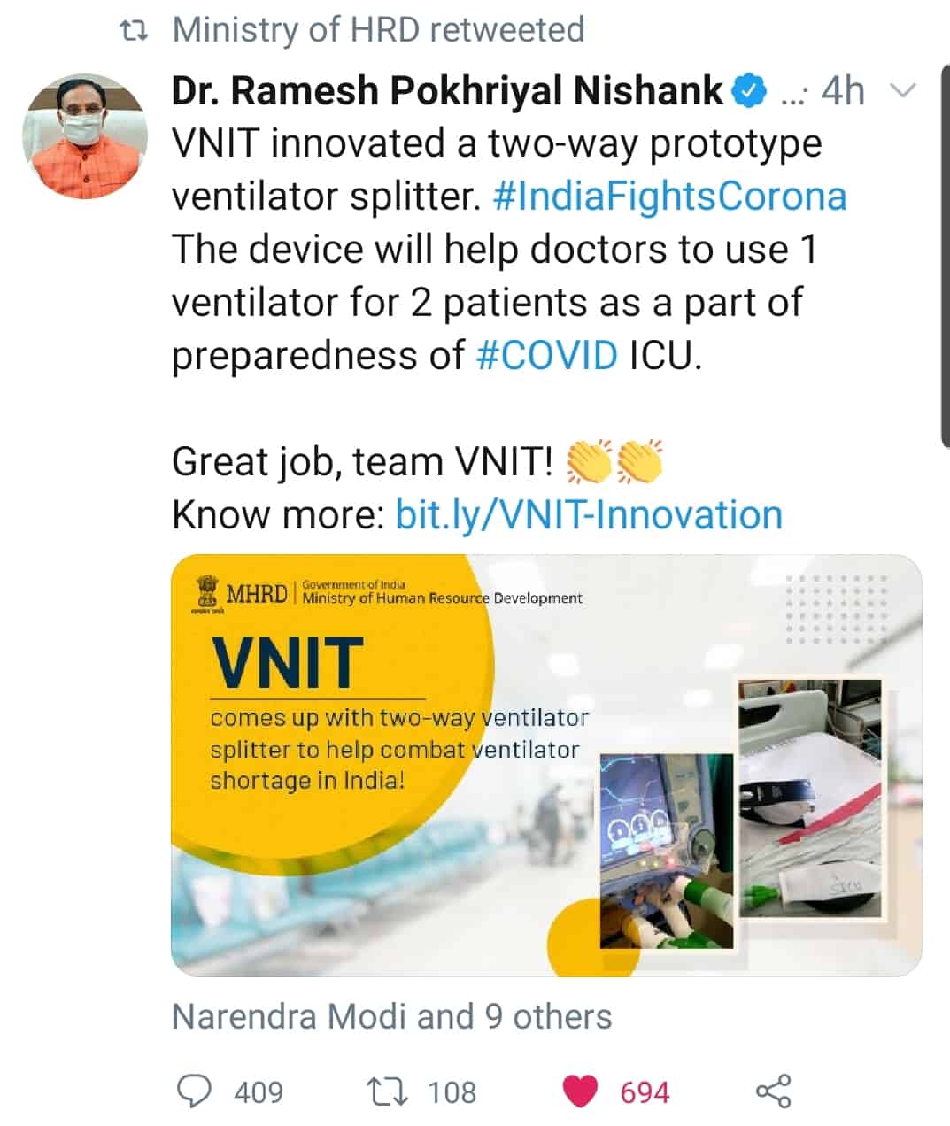 Nature's Beauty at VNIT Campus